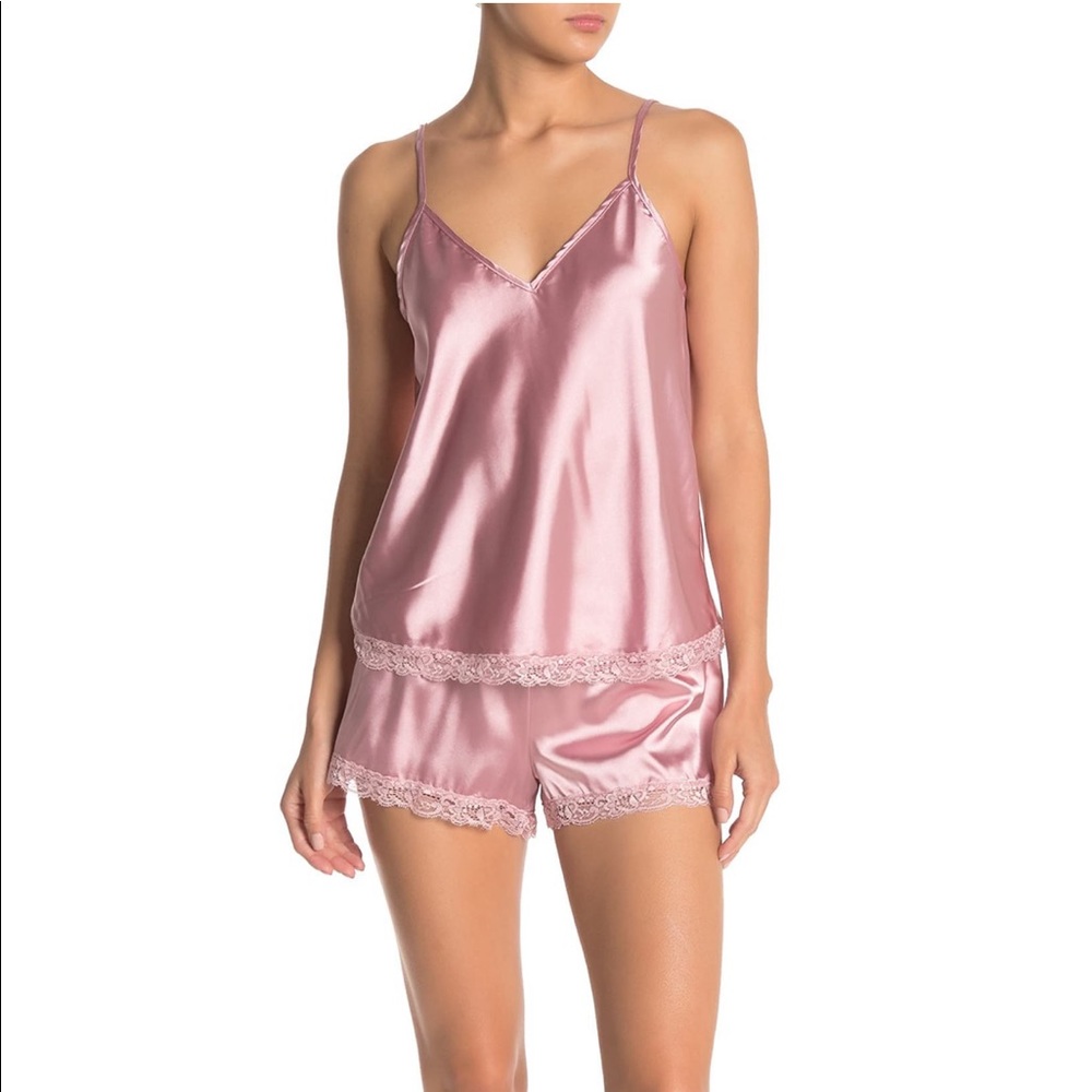 Cozy Rozy Satin Pajama Set